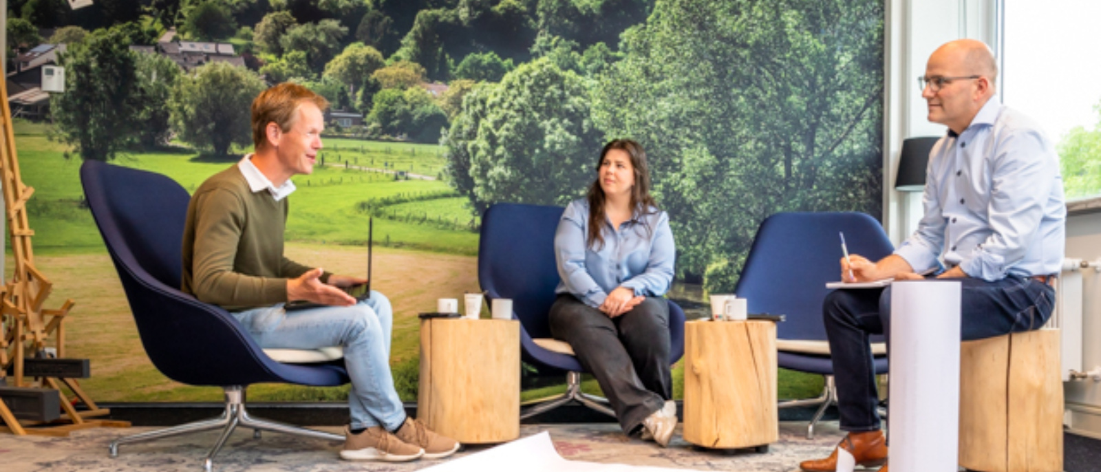 Overlegsituatie kantoor sector waterschappen
