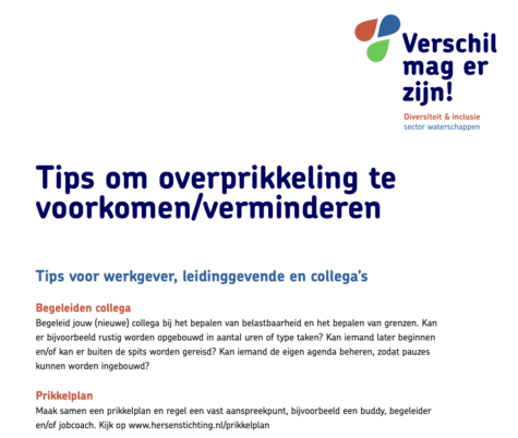 Tips om overprikkeling te voorkomen